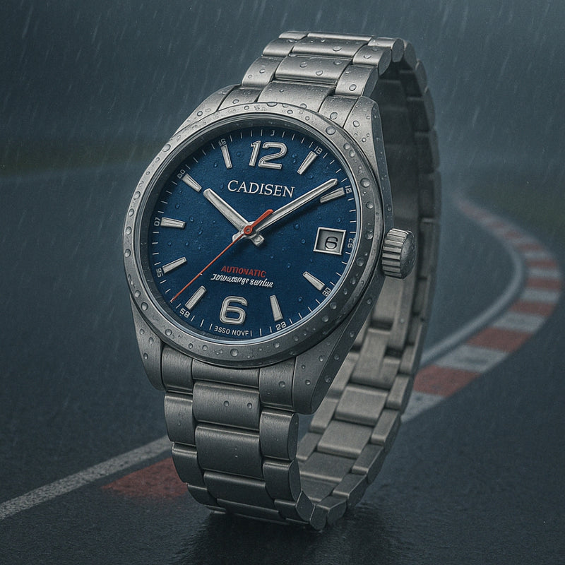 Relógio-Cadisen-Automático-Mecânico-Aerodrive-azul-marinho-à-prova-d'água-2