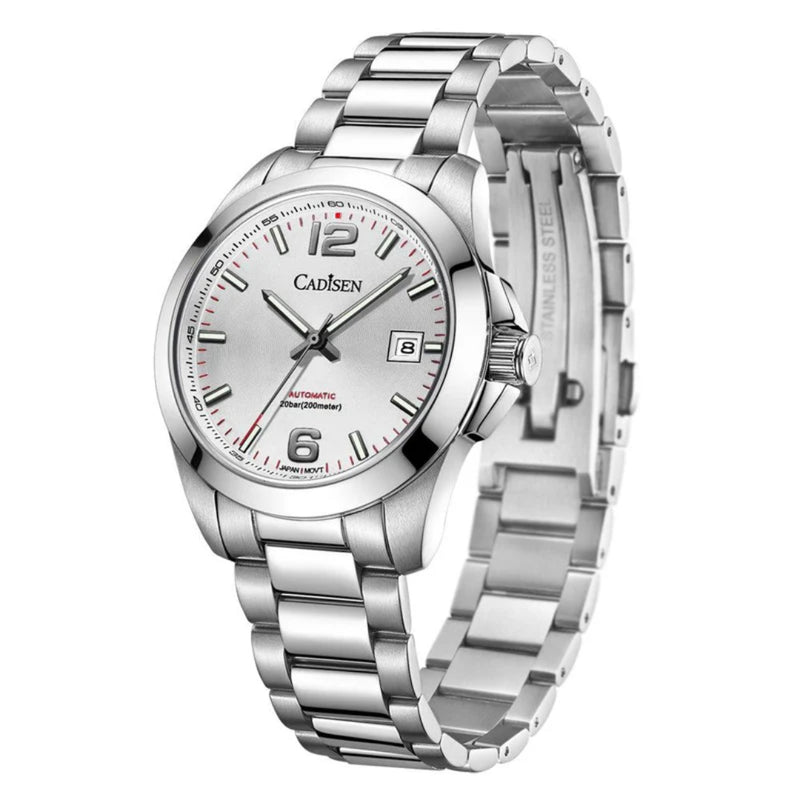Relógio-Cadisen-Automático-Mecânico-Aerodrive-branco-1