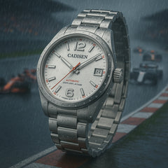 Relógio-Cadisen-Automático-Mecânico-Aerodrive-branco-à-prova-d'água-2