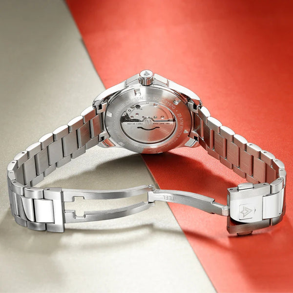 Relógio-Cadisen-Automático-Mecânico-Aerodrive-branco-4