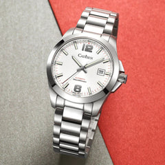 Relógio-Cadisen-Automático-Mecânico-Aerodrive-branco-6