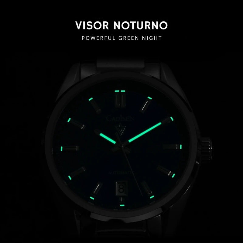 Relógio-Cadisen-Automático-Mecânico-Altaris-verde-sálvia-claro-com-visor-noturno-5