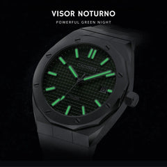 Relógio-Cadisen-Automático-Mecânico-Ascend-verde-royal-com-visor-noturno-3