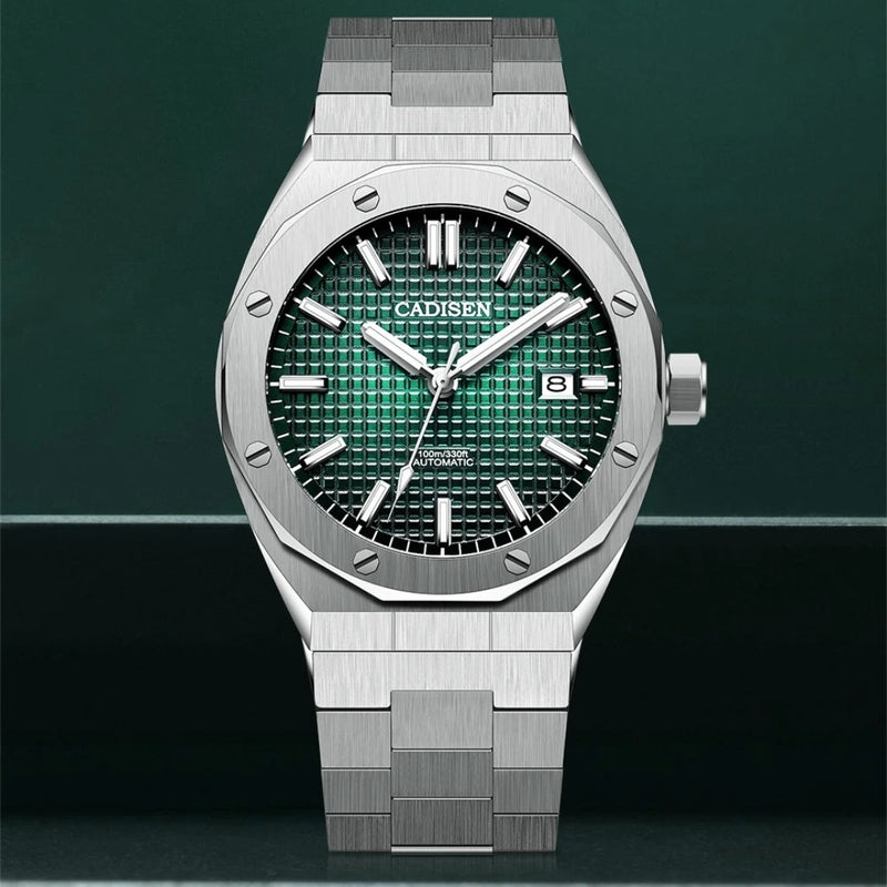 Relógio-Cadisen-Automático-Mecânico-Ascend-verde-royal-5
