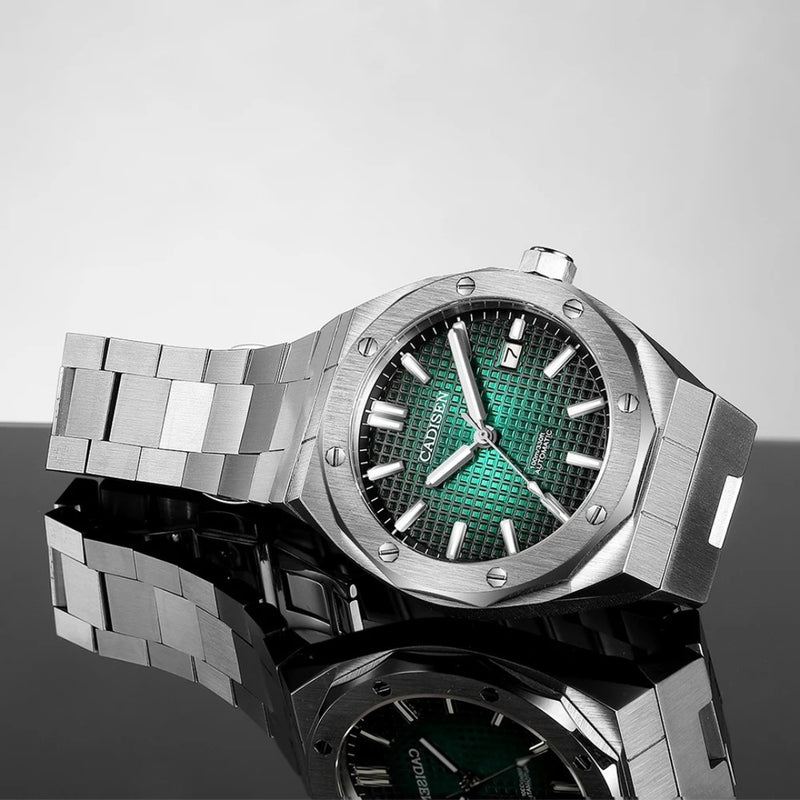 Relógio-Cadisen-Automático-Mecânico-Ascend-verde-royal-7