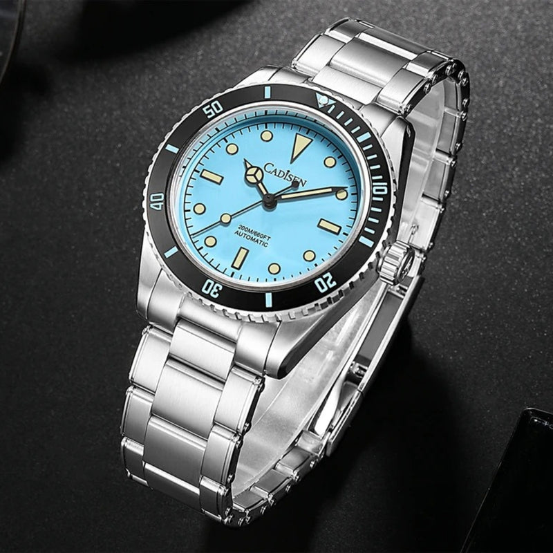 Relógio-Cadisen-Automático-Mecânico-Marchrono-azul-turquesa-6