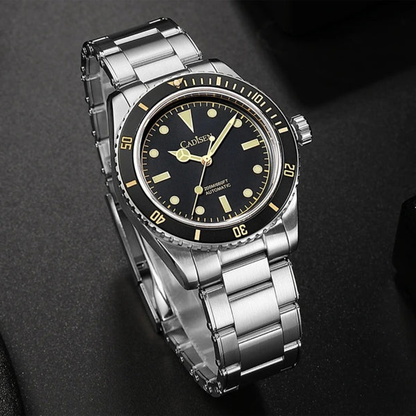Relógio-Cadisen-Automático-Mecânico-Marchrono-preto-1
