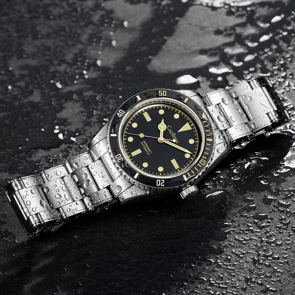 Relógio-Cadisen-Automático-Mecânico-Marchrono-preto-à-prova-d'água-7