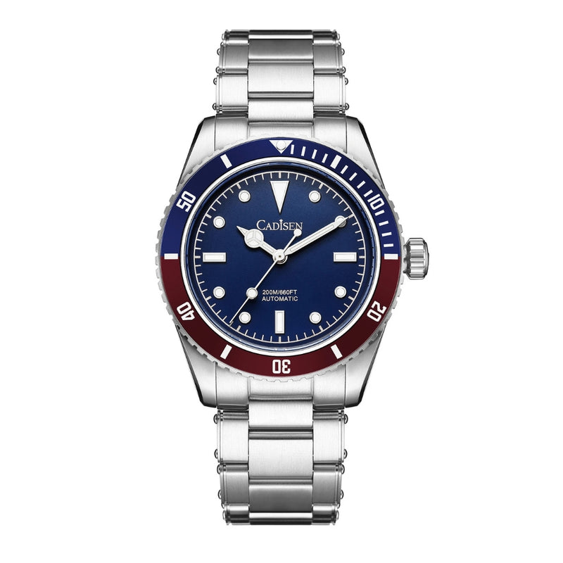 Relógio-Cadisen-Automático-Mecânico-Marchrono-azul-marinho-com-vinho-5