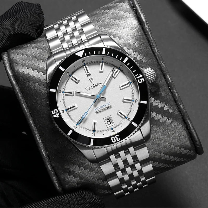 Relógio-Cadisen-Automático-Mecânico-Nauticor-branco-7