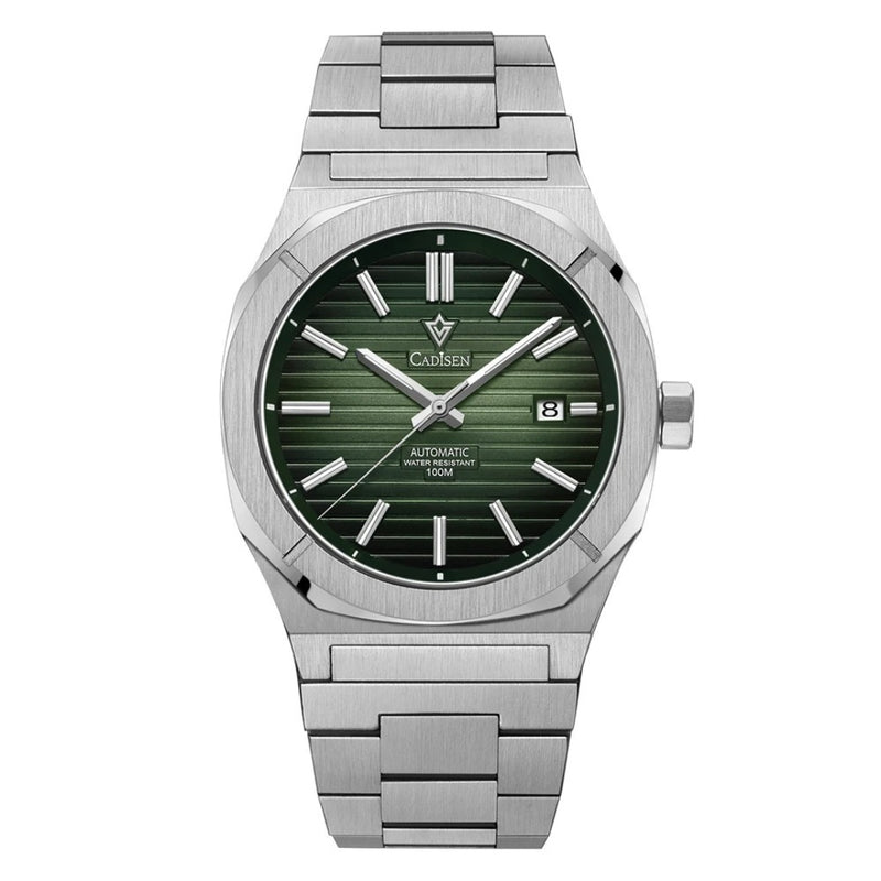 Relógio-Cadisen-Automático-Mecânico-Orbitron-Verde-musgo-1