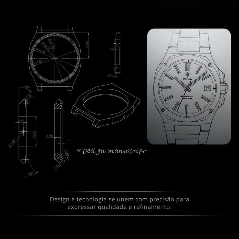 Relógio-Cadisen-Automático-Mecânico-Orbitron-preto-8