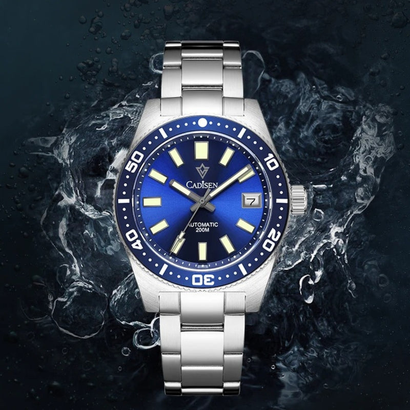 Relógio-Automático-Mecânico-Seacraft-azul-marinho-à-prova-d'água-8