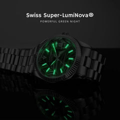 Relógio-Cadisen-Automático-Mecânico-Selvatica-verde-com-super-luminova