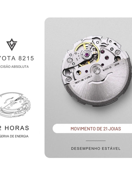 Relógio-Cadisen-Automático-Mecânico-Selvatica-Verde-com-miyota-8215