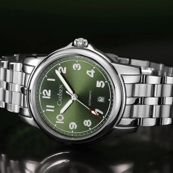 Relógio-Cadisen-Automático-Mecânico-Sterling-Verde-01