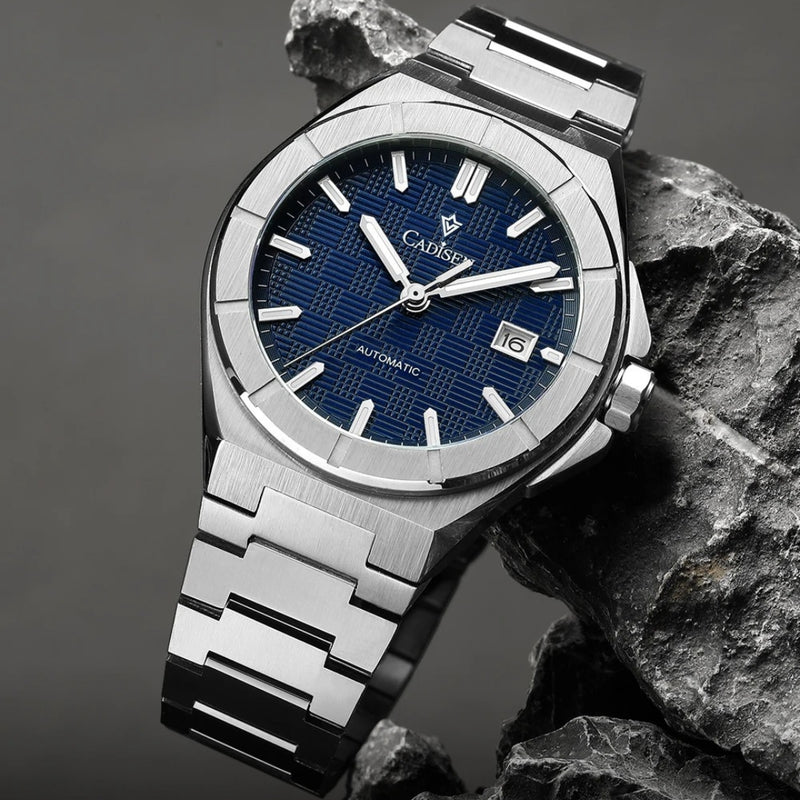 Relógio-Automático-Mecânico-Cadisen-Stratos-azul-9