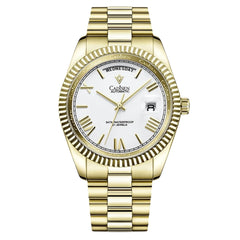 Relógio-Cadisen-Automático-Mecânico-Veritus-dourado-com-mostrador-branco-1