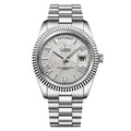 Relógio Masculino Automático Cadisen Veritus Meteorite Steel