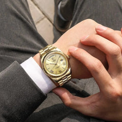 Relógio-Cadisen-Automático-Mecânico-Veritus-dourado-9