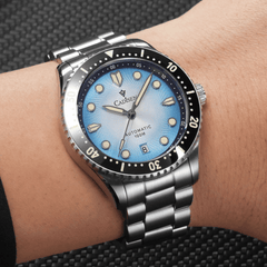 Relógio Automático Azul Masculino Cadisen Asterion Opaline 2