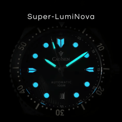 Relógio Automático Azul Masculino Cadisen Asterion Opaline 6