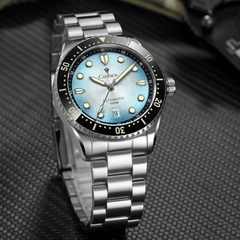 Relógio Automático Azul Masculino Cadisen Asterion Opaline 8