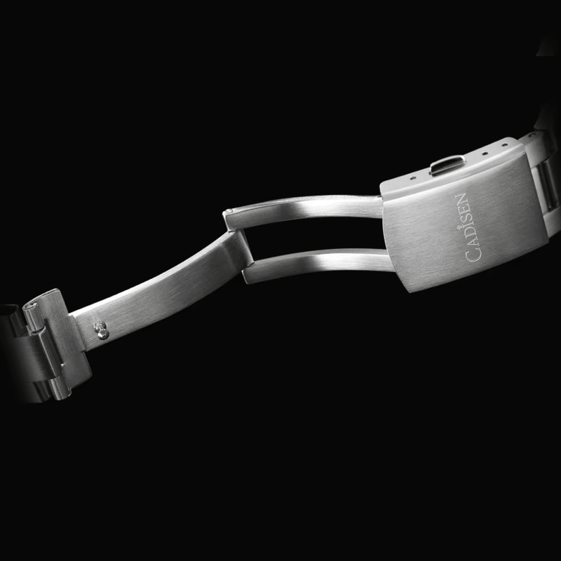 Relógio Automático Branco Masculino Cadisen Atlas Glacier 5