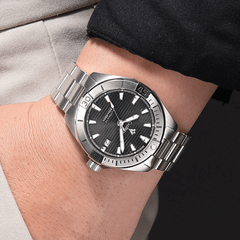 Relógio Automático Preto Masculino Cadisen Atlas Graphite 2