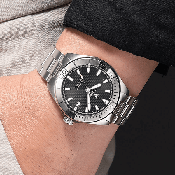 Relógio Automático Preto Masculino Cadisen Atlas Graphite 2