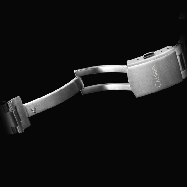 Relógio Automático Preto Masculino Cadisen Atlas Graphite 5