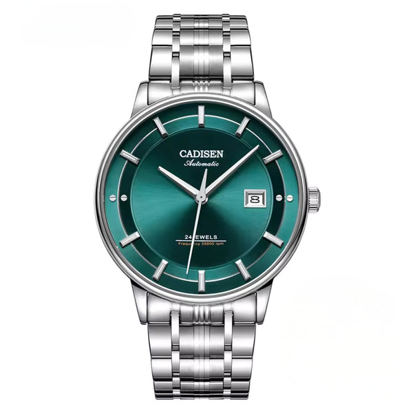 Relógio Automático Verde Masculino Cadisen Elaris Grove 1