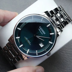 Relógio Automático Verde Masculino Cadisen Elaris Grove 9