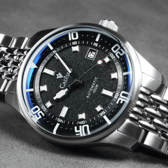 Relógio Automático Preto Masculino Cadisen Meridian Obsidian 6