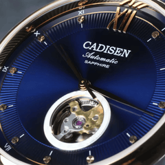 Relógio Automático Azul Masculino Cadisen Selwyn Sable 8
