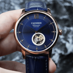Relógio Automático Azul Masculino Cadisen Selwyn Sable 11