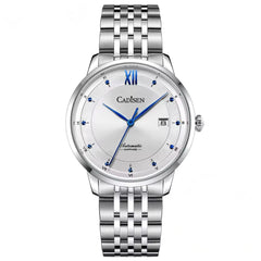 Relógio Automático Prata Masculino Cadisen Severin Polaris 1