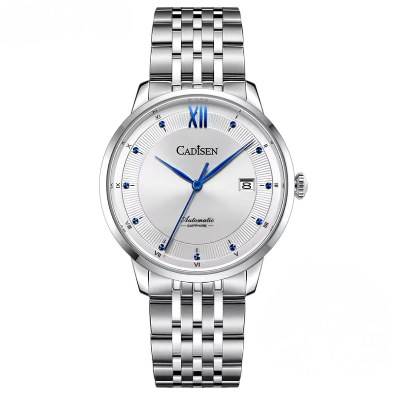 Relógio Automático Prata Masculino Cadisen Severin Polaris 1