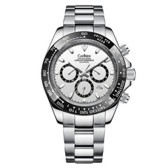 Relógio Cadisen Masculino Cronógrafo Mecânico Automático Vantor Halo Branco 1