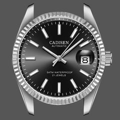 Relógio Cadisen Masculino Preto Mecânico Automático Essenza Ombra 5