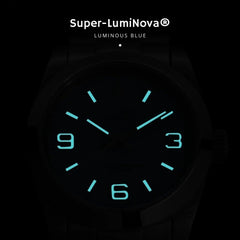 Relógio Cadisen Mecânico Automático Masculino Primor Champagne com lumen super-luminova