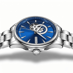 Relógio Masculino Automático Azul Cadisen Altair Harbor 4
