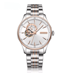 Relógio Masculino Automático Branco Cadisen Altair Porcelain 1