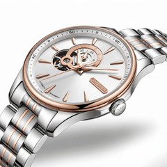 Relógio Masculino Automático Branco Cadisen Altair Porcelain 4
