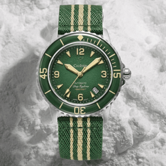 Relógio Masculino Automático Verde Cadisen Deep Presence Forest 6