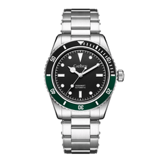 Relógio Masculino Automático Cadisen Marchrono Emerald Preto e Verde 1