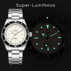 Relógio Masculino Automático Cadisen Marchrono Emerald Preto e Verde 7