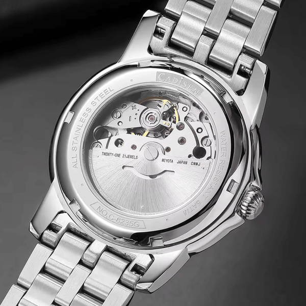 Relógio Masculino Automático Cadisen Sterling Azul 4
