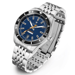 Relógio Masculino Automático Azul Cadisen Triton Bluewater 8