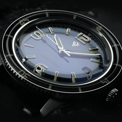 Relógio Masculino Automático Azul Cadisen Vanguard Atlantic 9